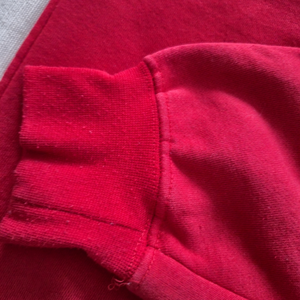 Vintage Banff Canada Red Plaid Applique Hoodie - XL, Retro Y2K - Picture 11 of 17